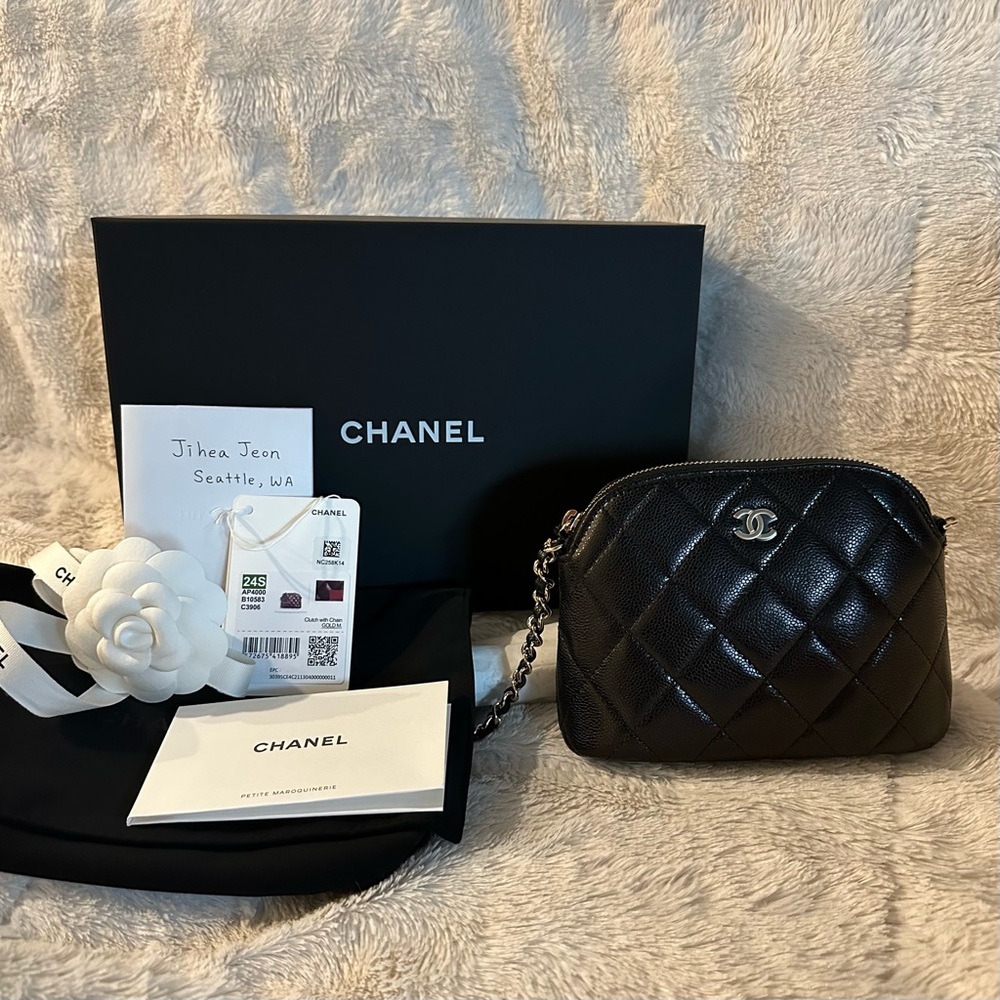Chanel clutch with chain mini bag